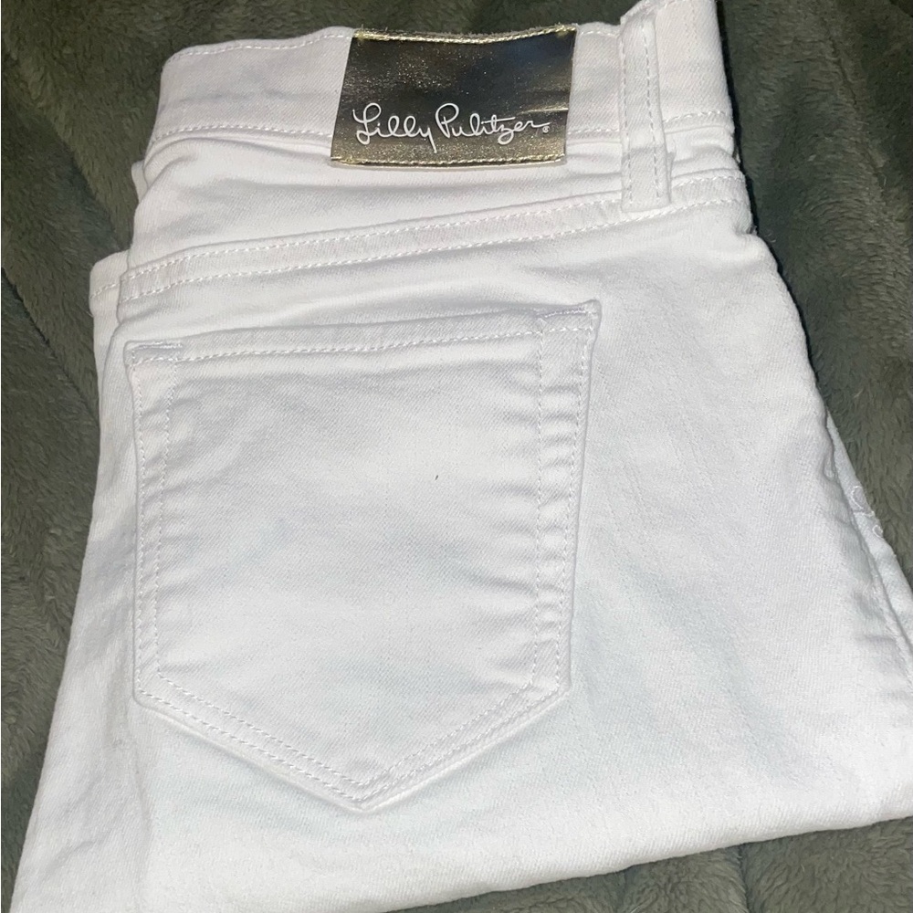 Lilly Pulitzer White Skinny Jeans - Picture 4 of 8